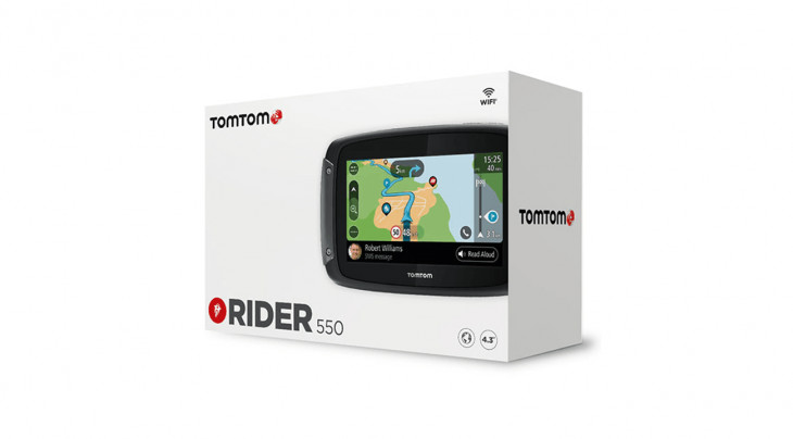 TomTom Rider 550 Motornavigatie verpakking